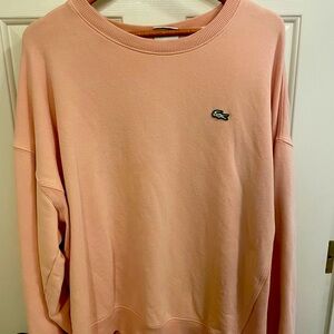 Lacoste pale pink sweater